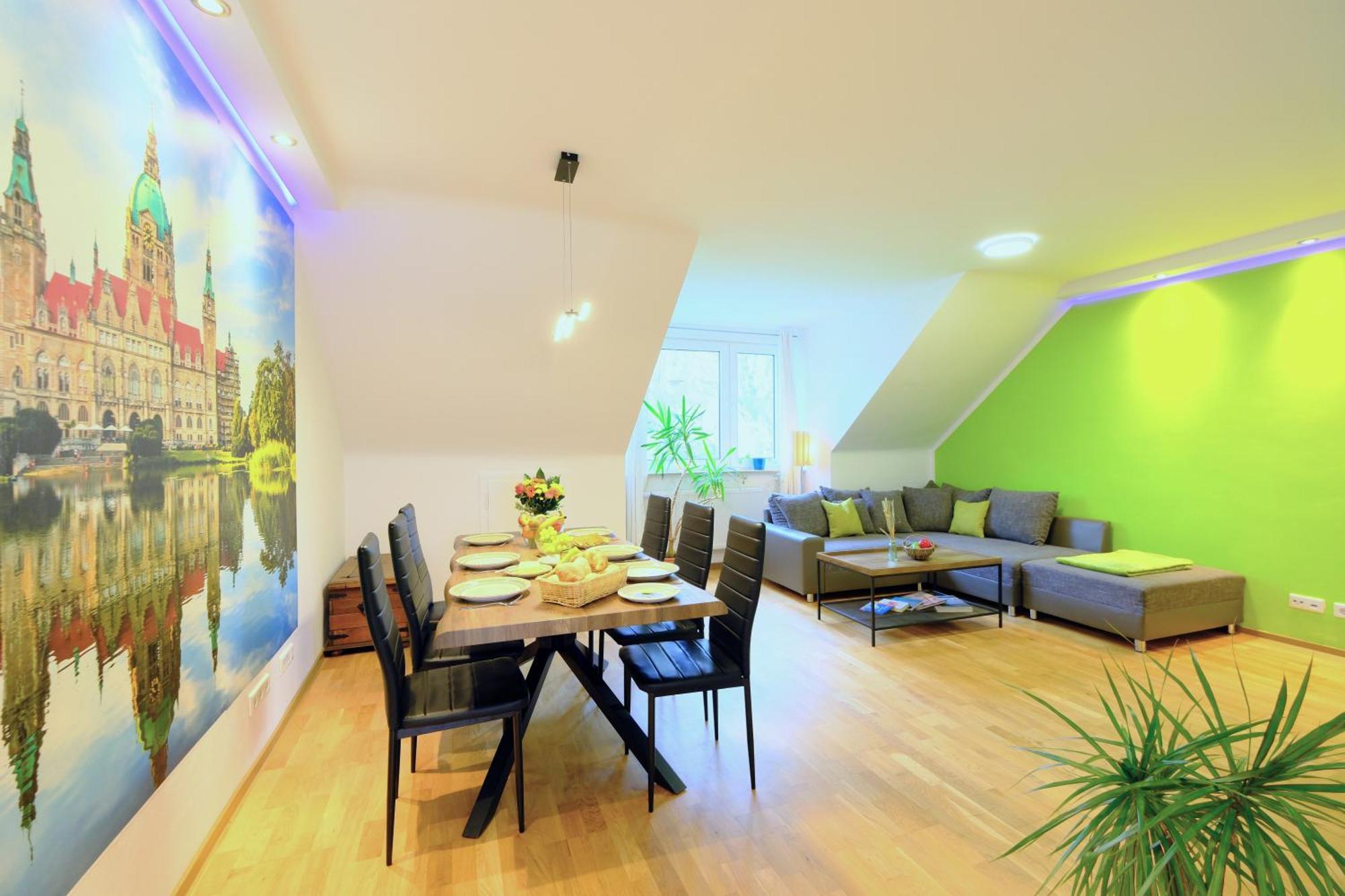 Happybnb - Stilvolles, Naturgelegenes Apartment Mit Blick Auf Den Mittellandkanal Und Die Wasserstadt Hannover - Kamin, Parken Und Spielplatz Exterior foto